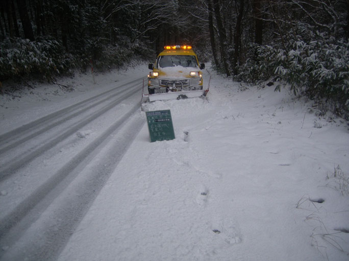 山口県管理道路　除雪状況
